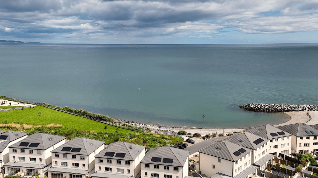 16 The Shore Greystones Wicklow - Arial view of the seashore